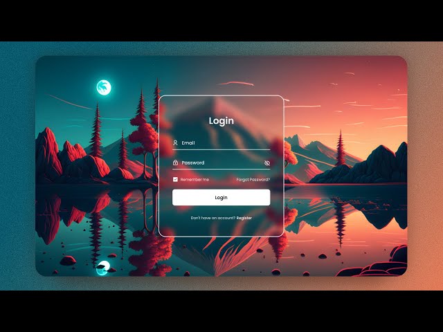 Animated Login Form Using HTML CSS & JavaScript