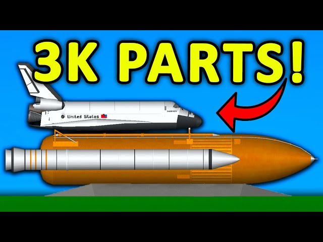 3000 PART BLUEPRINTS in SFS! - Spaceflight Simulator