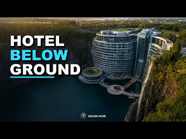 How Engineers Built a Hotel 88 Meters Underground