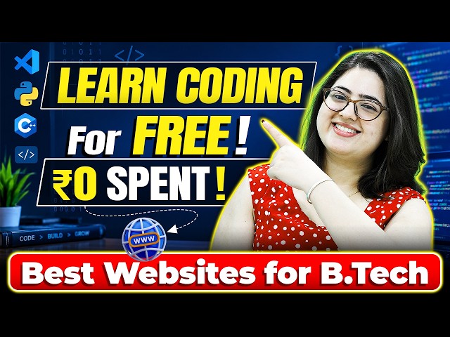 🚀 Best Free Coding Websites for B.Tech Students 2026 | Learn Coding Online #btech #coding