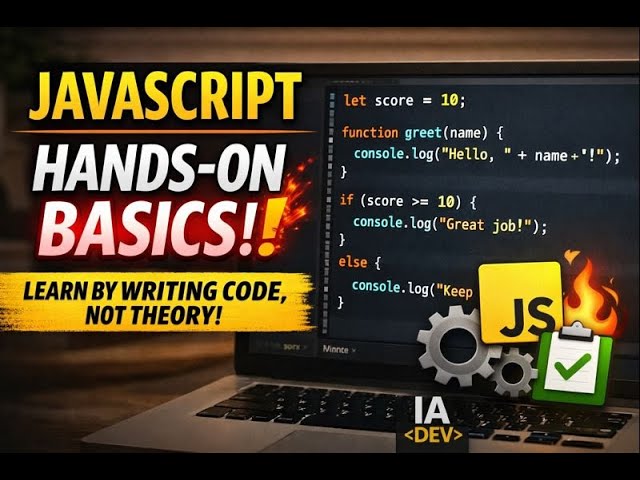 JavaScript Basics – Hands-On Exercises for Absolute Beginners