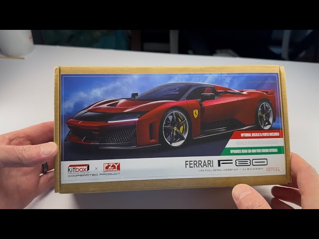 PZY Kitbox Ferrari F80 Resin Model Kit First Look
