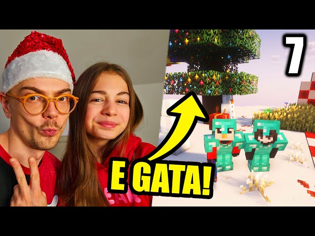 CHRISTMAS IN MINECRAFT - Ep.7 - Minecraft with my sister Aryana