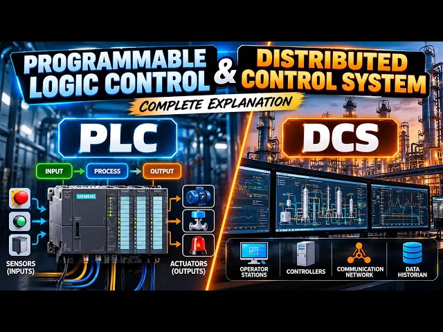 PLC & DCS Explained | Programmable Logic Controller & Distributed Control System
