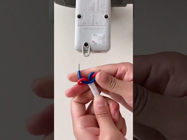 How To Make A Simple Wire To Wire Joint | Smart And Easy Electrical Connection #shortvideo #wire