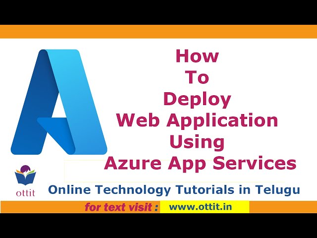 Azure Tutorial in Telugu | How to deploy Web Application using Azure App Services
