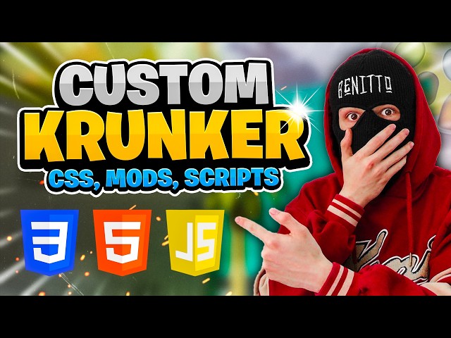 I Completely Changed Krunker 🤯 (Mods, CSS & Scripts Tutorial)