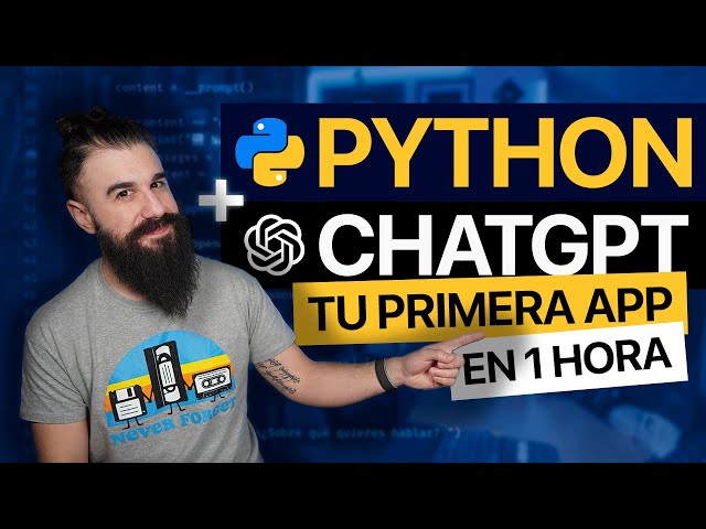 Create an app with Python and ChatGPT from scratch