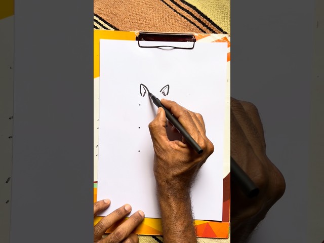 How to draw a fox || fox drawing tutorial ||🎨 #foxdrawing #foxart #foxsketch #art