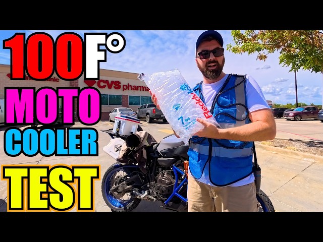 DIY Motorcycle Cooling Vest Real-World Test | How Well Does It Beat the Heat?