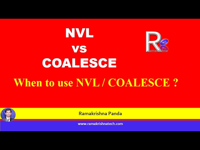 NVL vs COALESCE in Oracle SQL | What is the Difference? | With Examples | #Shorts #viral