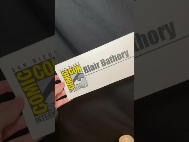 Updates loading from our podcast host @blairbathory at Comic Con! #comiccon #horror