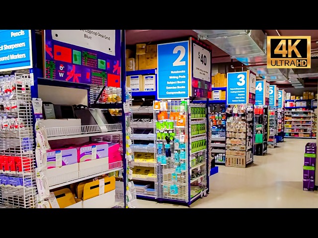 🇦🇺 OFFICEWORKS: Australia’s Go-To Store for Work & Study [4K Tour]