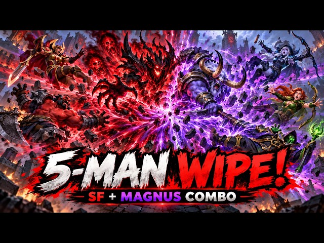 Shadow Fiend + Magnus 5-Man Wipe 😱 PERFECT COMBO! | Dota 2 #shorts