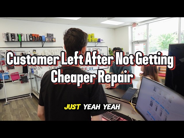 Customer Left After I Wouldn't Give Him A Cheaper Repair...