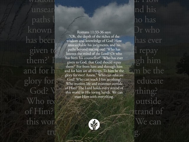 Trust the God Who Holds Everything Together