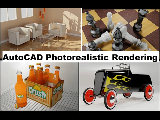 AutoCAD Photorealistic Rendering Tutorial for Beginners