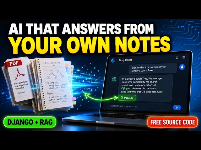 I Built an AI Exam Assistant That Cites Your Notes | Django + RAG Final Year Project 2026