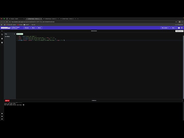 mini python project