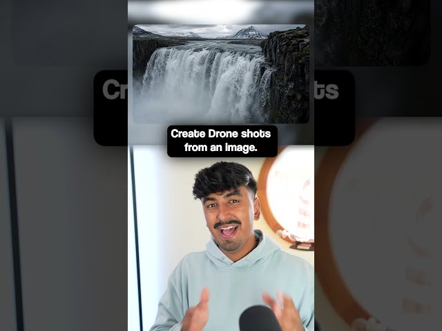 Turn any Image into Drone Shots using Kapwing AI