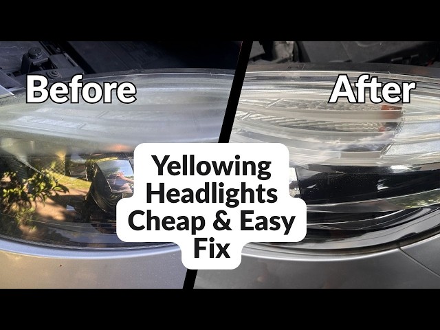 How to Restore Yellow Headlights? I Tried a Cheap Headlight Restorer.