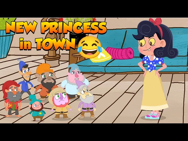 Something is Different About Snow White 😂 THE NEW PRINCESS in TOWN 🍎 Cool School Cartoons for Kids