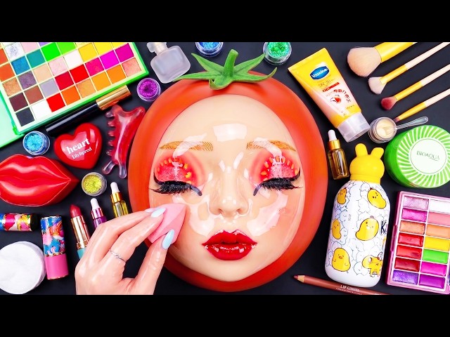ASMR Makeup on Watermelon 🍉 (No Talking)