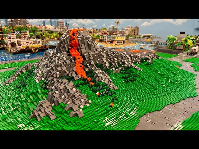Adding a VOLCANO to the LEGO CITY!