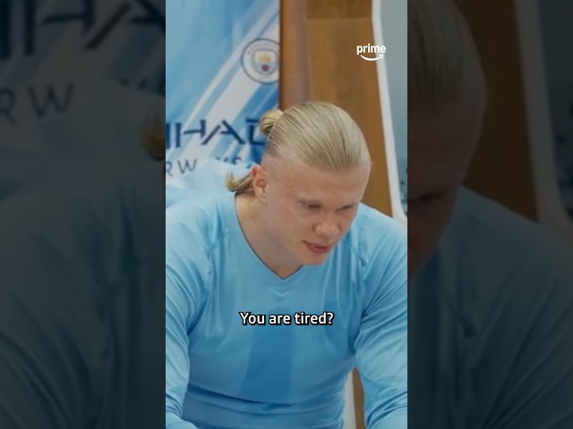 Pep Guardiola to Haaland at half time 🗣️😳 #ManCity #MCFC #ManchesterCity #Guardiola #Haaland