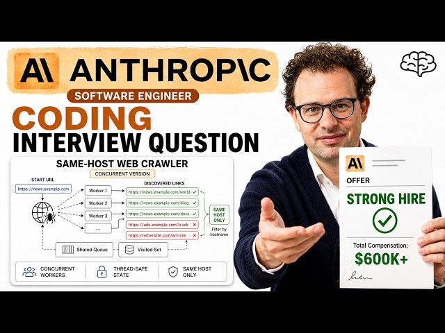Anthropic SWE Coding Interview Problem: Concurrent Webcrawler | Key Insights
