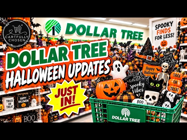 Dollar Tree Halloween Updates Shop With Us 🛒✨ | #dollartree #halloween #fallfinds #shoppingvlog