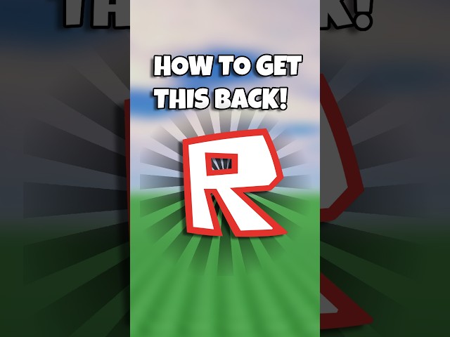 How to GET OLD ROBLOX Back 😯