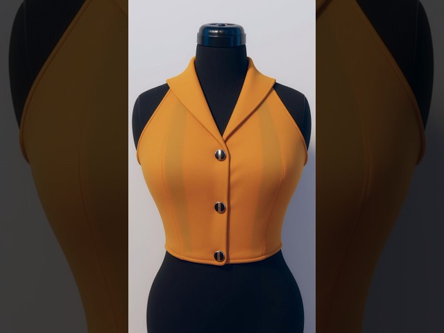 Craft a Perfect Bodice with Collar: Step-by-Step Draft, Sew & Mannequin Show
