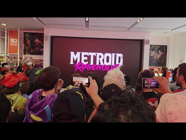 Metroid Ravenous Reveal Live Reactions at Nintendo NY [Nintendo Direct 9.9.2026]