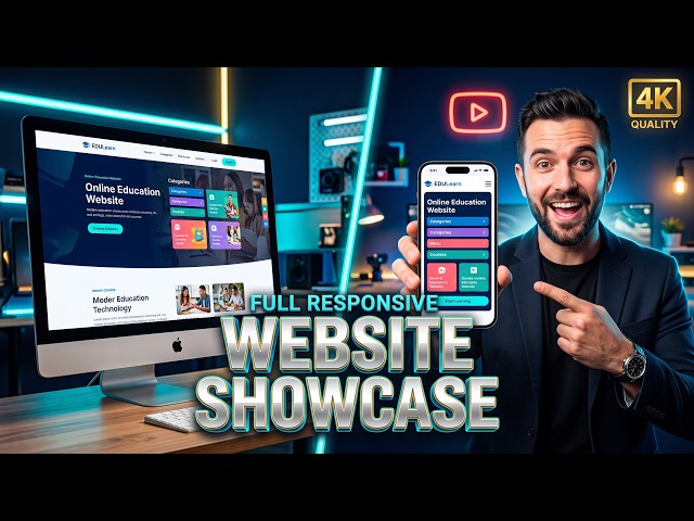 Modern Online Education Website Design & Development | Fully Responsive Showcase | WDH