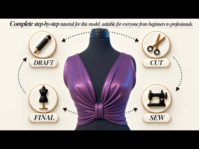 Pattern Making • Cutting • Sewing | Complete Garment Tutorial | All Levels