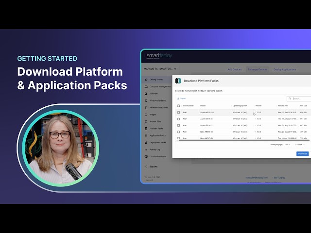 SmartDeploy – Getting Started Part 6: Download Platform & Application Packs