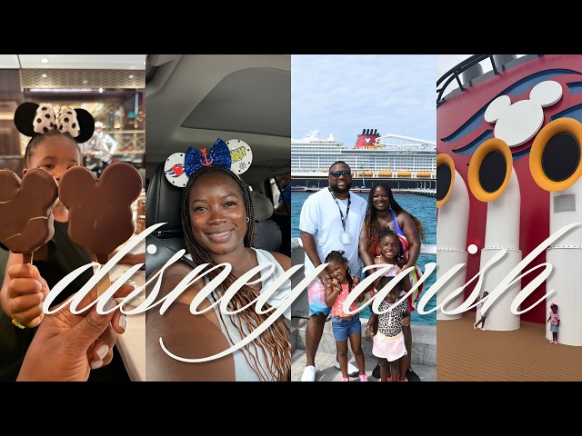 FAMILY CRUISE VLOG 🚢 4 nights on the Disney Wish with 3 kids