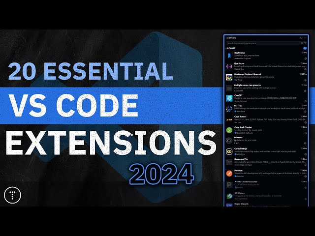 20 Essential VS Code Extensions