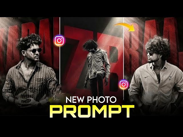 Instagram Trending Photo Editing Prompt 🔥 | Cinematic AI Photo Edit 2026 | Trending poster editing