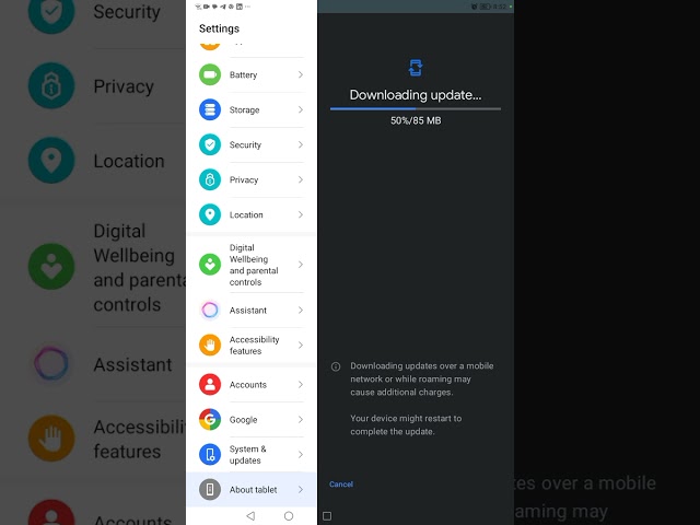 Updating Google security for honor pad tablet 2025