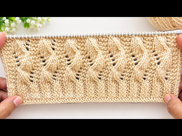 🌺 Easy Knitting Design Step by Step
