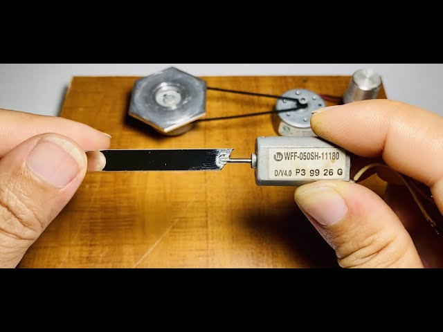 With only motor and laser light you can do this amazing thing yourself