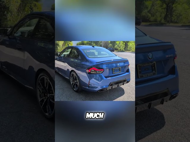 BMW M240xi: Blue Beauty, M Power, AWD Fun! #shorts