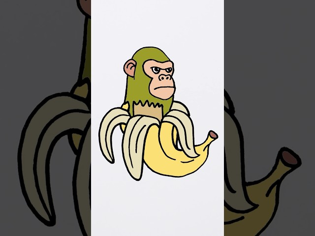 Chimpanzini Bananini Italian Brainrot Drawing  #italianbrainrot #art #drawing #fyp #viral