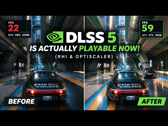 DLSS 5 Is Actually PLAYABLE Now! (Over 60 FPS Easily Using RHI & OptiScaler)