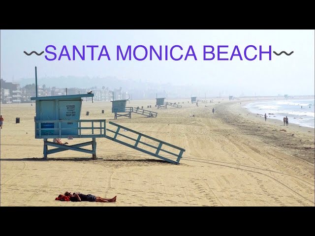 SANTA MONICA BEACH - LOS ANGELES , CA