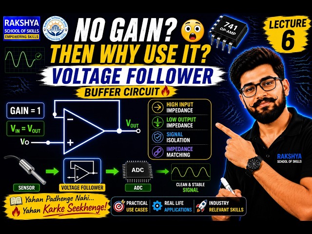 6  Voltage Follower Buffer Explained  Why Every Embedded Engineer Uses It