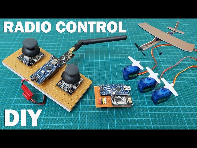 Cheap and Simple Radio Control Making for RC Models. DIY RC 4-Channel