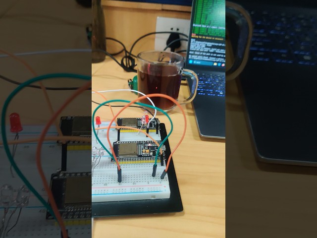 BLE MESH WITH ESP32's #esp32 #blemesh #espidf #espressif #arduino #arduinoproject #microcontroller
